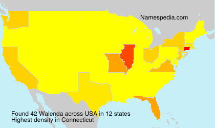 Surname Walenda in USA Surname Walenda in USA