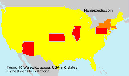 Surname Walewicz in USA Surname Walewicz in USA
