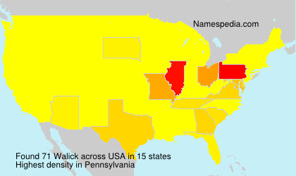 Surname Walick in USA Surname Walick in USA