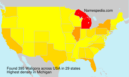Surname Waligora in USA Surname Waligora in USA