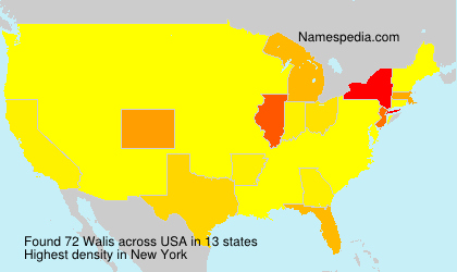 Surname Walis in USA Surname Walis in USA