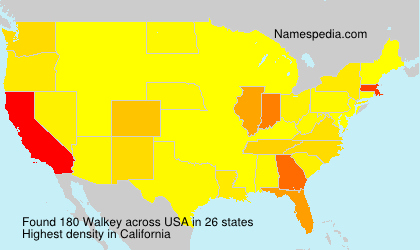Surname Walkey in USA Surname Walkey in USA