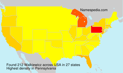 Surname Walkiewicz in USA Surname Walkiewicz in USA