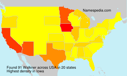 Surname Walkner in USA Surname Walkner in USA