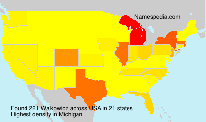 Surname Walkowicz in USA Surname Walkowicz in USA