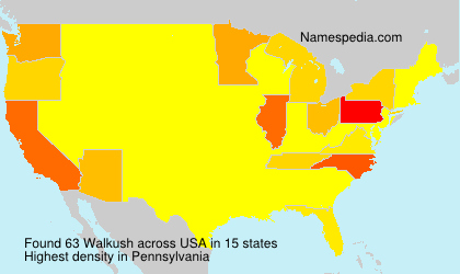 Surname Walkush in USA Surname Walkush in USA