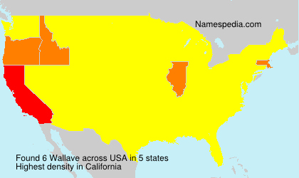 Surname Wallave in USA Surname Wallave in USA