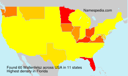Surname Wallenfelsz in USA Surname Wallenfelsz in USA