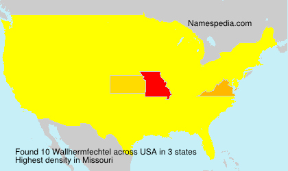 Surname Wallhermfechtel in USA Surname Wallhermfechtel in USA