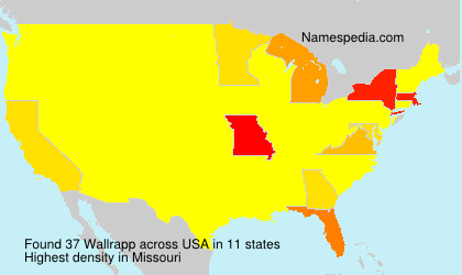 Surname Wallrapp in USA Surname Wallrapp in USA