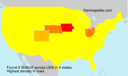 Surname Wallroff in USA Surname Wallroff in USA
