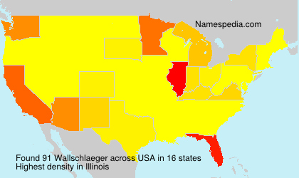 Surname Wallschlaeger in USA Surname Wallschlaeger in USA
