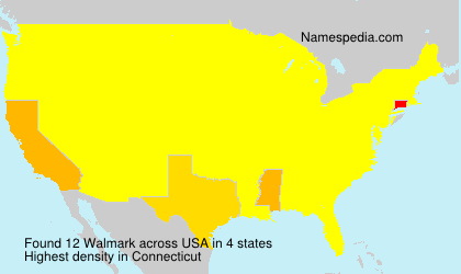 Surname Walmark in USA Surname Walmark in USA