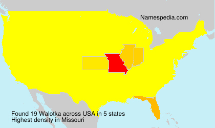 Surname Walotka in USA Surname Walotka in USA
