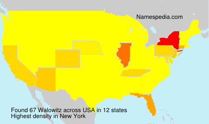 Surname Walowitz in USA Surname Walowitz in USA