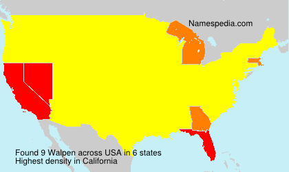 Surname Walpen in USA Surname Walpen in USA