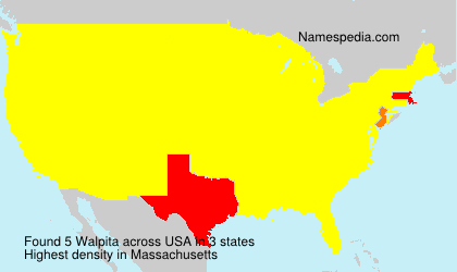 Surname Walpita in USA Surname Walpita in USA