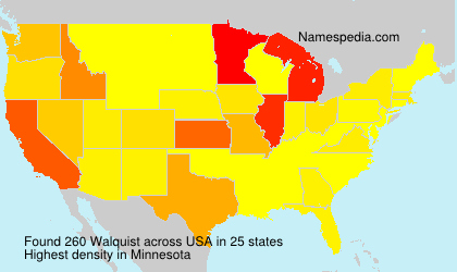 Surname Walquist in USA Surname Walquist in USA