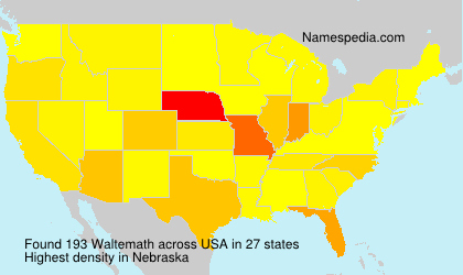 Surname Waltemath in USA Surname Waltemath in USA