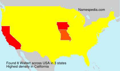 Surname Waltert in USA Surname Waltert in USA