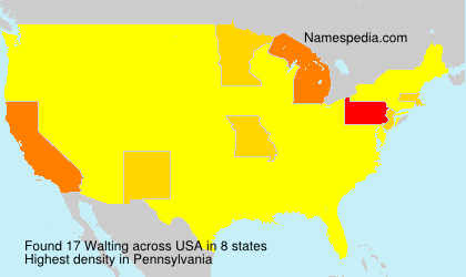 Surname Walting in USA Surname Walting in USA