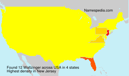 Surname Waltzinger in USA Surname Waltzinger in USA