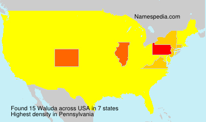Surname Waluda in USA Surname Waluda in USA