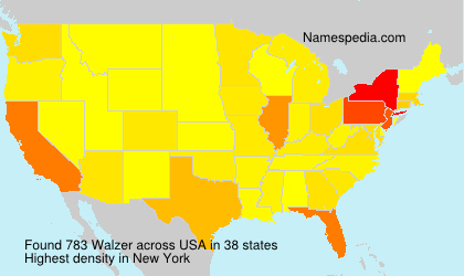 Surname Walzer in USA Surname Walzer in USA