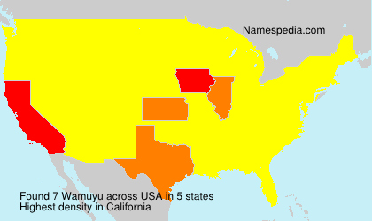 Surname Wamuyu in USA Surname Wamuyu in USA