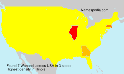 Surname Wanandi in USA Surname Wanandi in USA