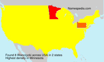 Surname Wanczycki in USA Surname Wanczycki in USA