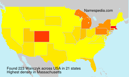 Surname Wanczyk in USA Surname Wanczyk in USA