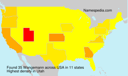 Surname Wangemann in USA Surname Wangemann in USA