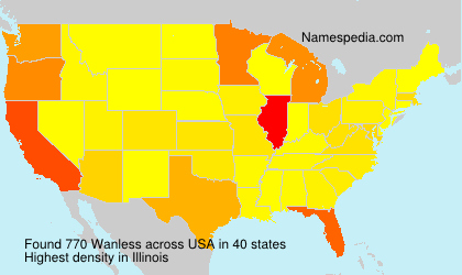 Surname Wanless in USA Surname Wanless in USA