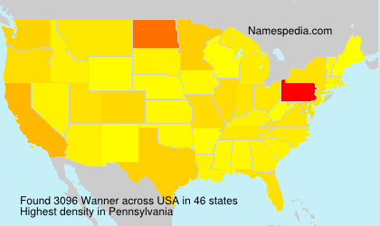 Surname Wanner in USA Surname Wanner in USA