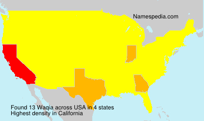 Surname Waqia in USA Surname Waqia in USA