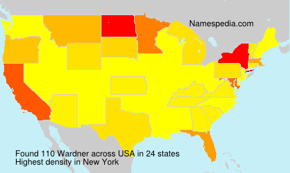 Surname Wardner in USA Surname Wardner in USA