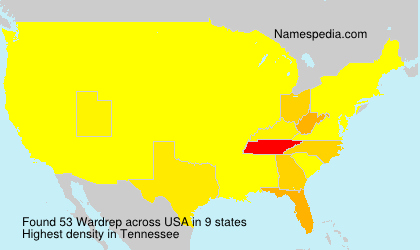 Surname Wardrep in USA Surname Wardrep in USA