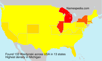 Surname Wardynski in USA Surname Wardynski in USA