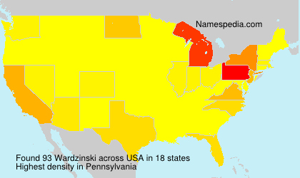 Surname Wardzinski in USA Surname Wardzinski in USA