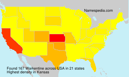 Surname Warkentine in USA Surname Warkentine in USA