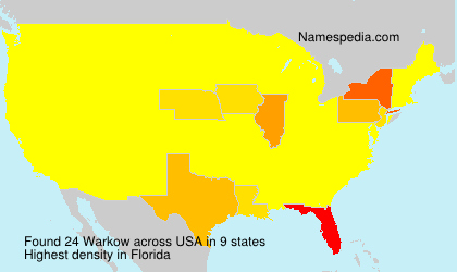 Surname Warkow in USA Surname Warkow in USA