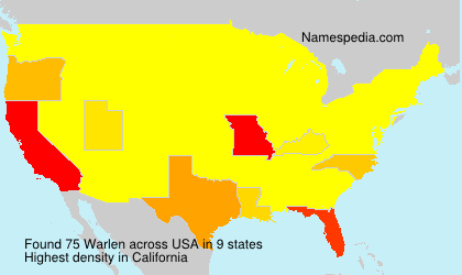Surname Warlen in USA Surname Warlen in USA