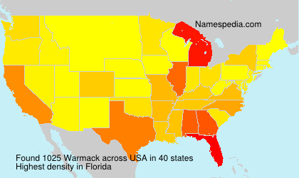 Surname Warmack in USA Surname Warmack in USA