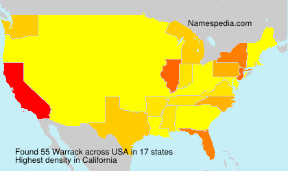 Surname Warrack in USA Surname Warrack in USA