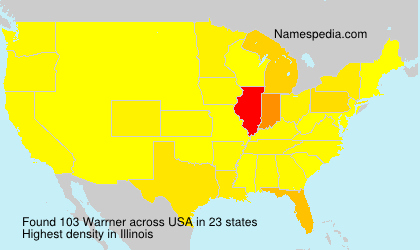 Surname Warrner in USA Surname Warrner in USA