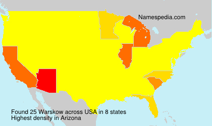 Surname Warskow in USA Surname Warskow in USA