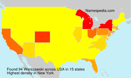 Surname Warszawski in USA Surname Warszawski in USA