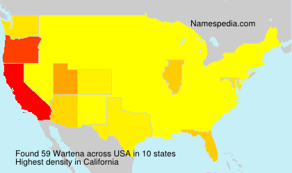 Surname Wartena in USA Surname Wartena in USA