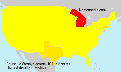 Surname Wasaya in USA